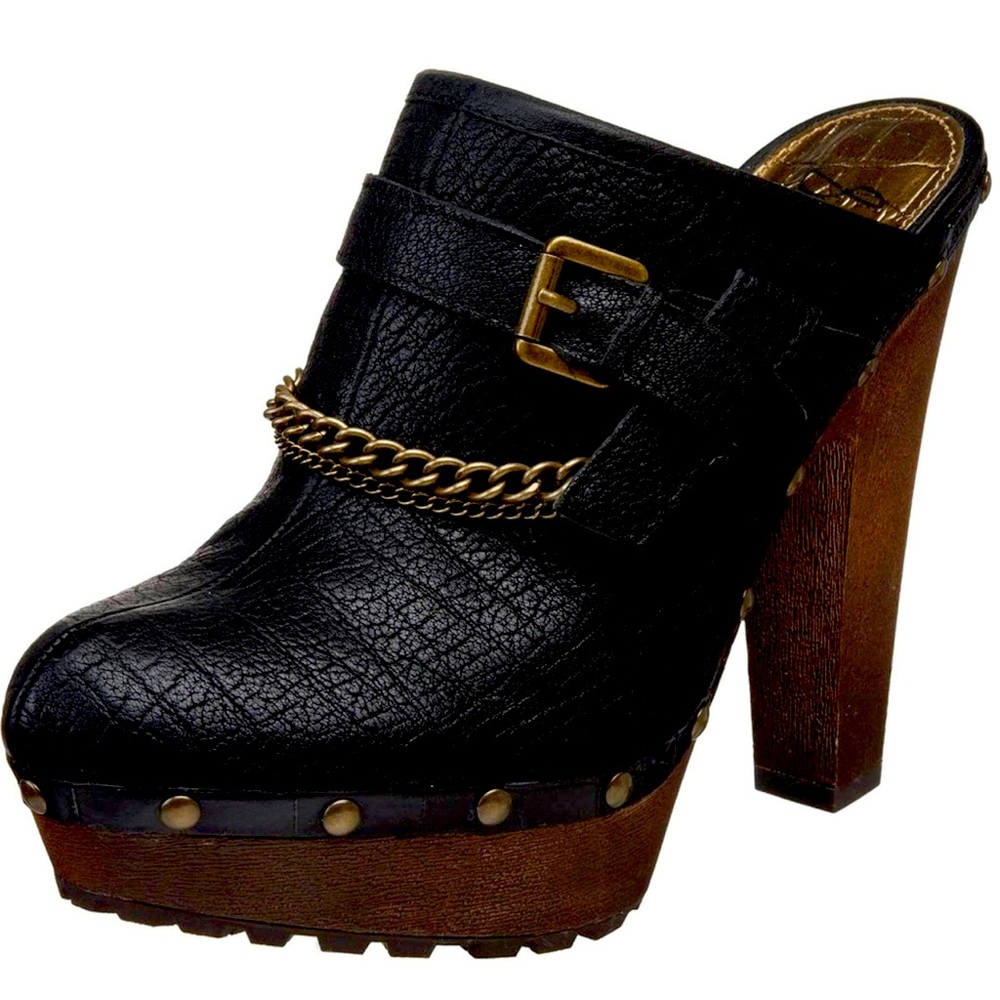 Sam Edelman Flair Tall platform black mule size 9